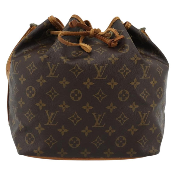 LOUIS VUITTON Monogram Petit Noe Shoulder Bag M42226 LV Auth 183176