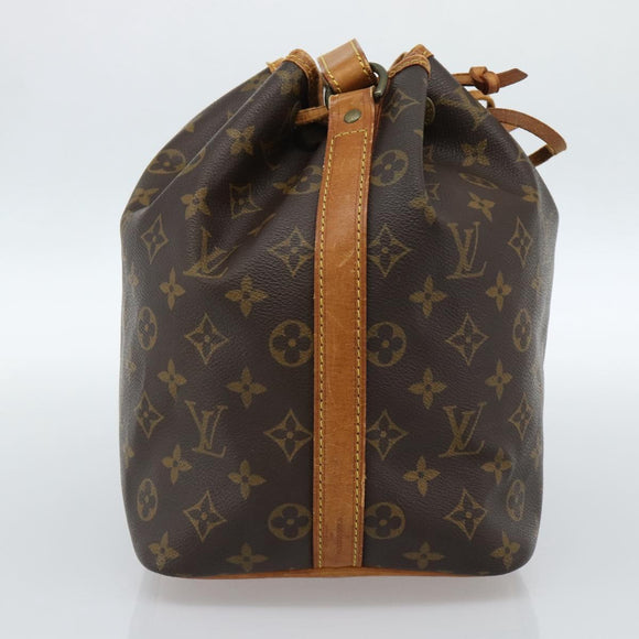 LOUIS VUITTON Monogram Petit Noe Shoulder Bag M42226 LV Auth 183176