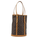 LOUIS VUITTON Monogram Bucket GM Schultertasche M42236 LV Auth 183178-1