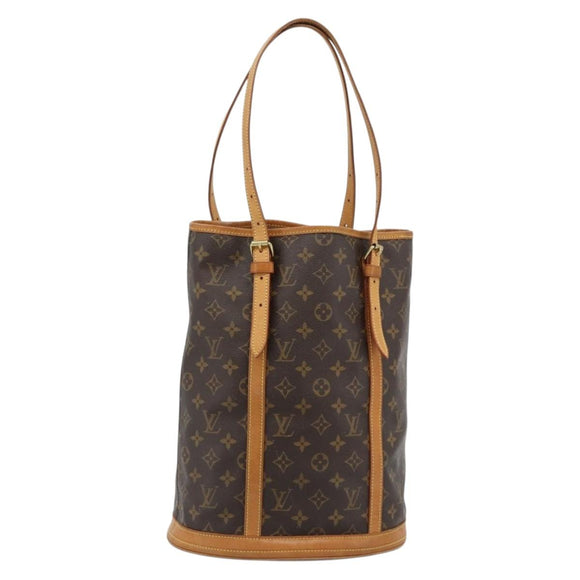 LOUIS VUITTON Monogram Bucket GM Schultertasche M42236 LV Auth 183178