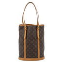 LOUIS VUITTON Monogram Bucket GM Schultertasche M42236 LV Auth 183178-13