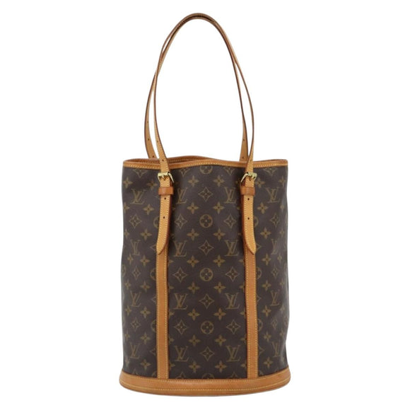 LOUIS VUITTON Monogram Bucket GM Schultertasche M42236 LV Auth 183178