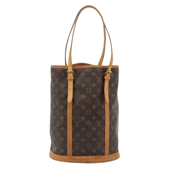 LOUIS VUITTON Monogram Bucket GM Schultertasche M42236 LV Auth 183178