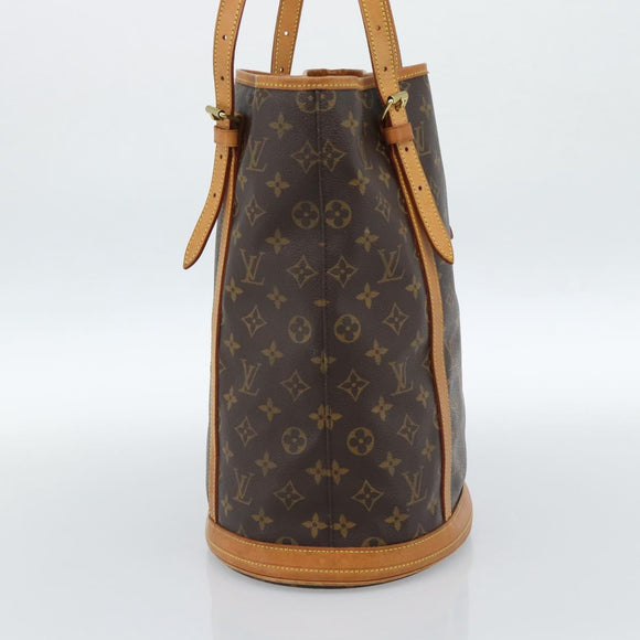 LOUIS VUITTON Monogram Bucket GM Schultertasche M42236 LV Auth 183178