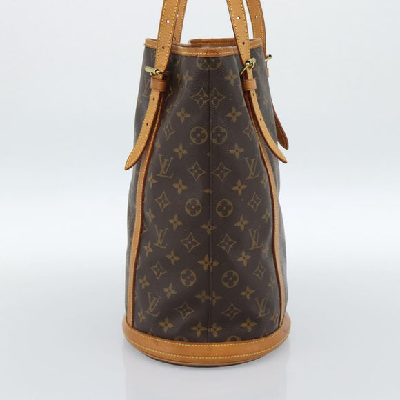 LOUIS VUITTON Monogram Bucket GM Schultertasche M42236 LV Auth 183178