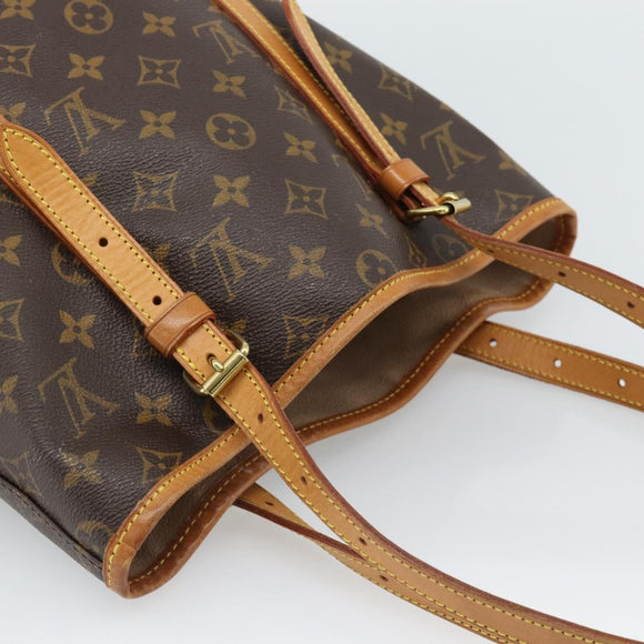 LOUIS VUITTON Monogram Bucket GM Schultertasche M42236 LV Auth 183178