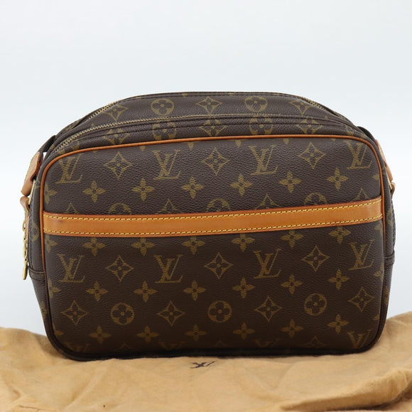 LOUIS VUITTON Monogram Reporter PM Shoulder Bag M45254 LV Auth 183180A