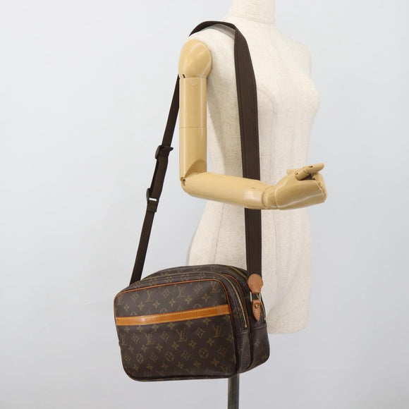 LOUIS VUITTON Monogram Reporter PM Shoulder Bag M45254 LV Auth 183180A