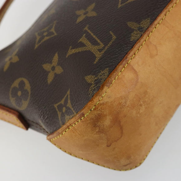 LOUIS VUITTON Monogram Trotteur Schoudertas M51240 LV Auth 183181