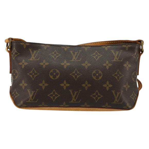 LOUIS VUITTON Monogram Trotteur Schoudertas M51240 LV Auth 183181