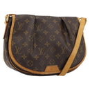 LOUIS VUITTON Monogram Menilmontant PM Umhängetasche M40474 LV Auth 183182-1