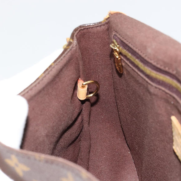 LOUIS VUITTON Monogram Menilmontant PM Umhängetasche M40474 LV Auth 183182