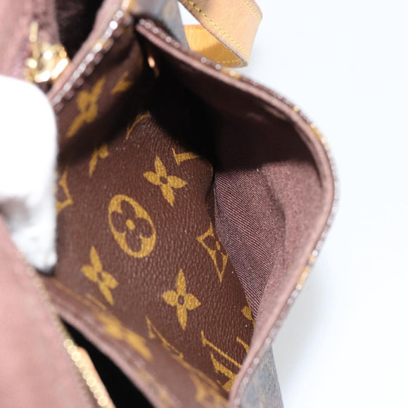 LOUIS VUITTON Monogram Menilmontant PM Umhängetasche M40474 LV Auth 183182