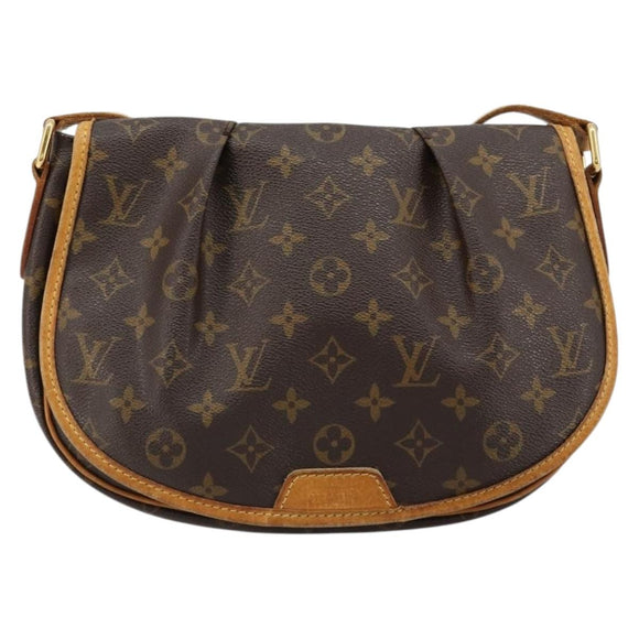 LOUIS VUITTON Monogram Menilmontant PM Umhängetasche M40474 LV Auth 183182