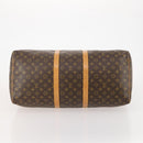 LOUIS VUITTON Monogram Keepall 55 Boston Bag M41424 LV Auth 183184-5