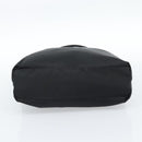 PRADA Hand Bag Nylon Black Silver Auth 183188A-5