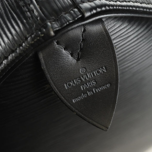 LOUIS VUITTON Epi Speedy 40 Handtasche Schwarz M42982 LV Auth 183190SAV