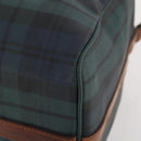 Polo Ralph Lauren Boston Bag Leather PVC Green Auth 183195A-9