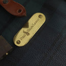 Polo Ralph Lauren Boston Bag Leather PVC Green Auth 183195A-10