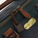 Polo Ralph Lauren Boston Bag Leather PVC Green Auth 183195A-18