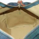 Polo Ralph Lauren Boston Bag Leather PVC Green Auth 183195A-19