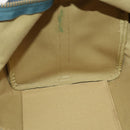 Polo Ralph Lauren Boston Bag Leather PVC Green Auth 183195A-20