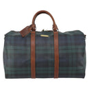 Polo Ralph Lauren Boston Bag Leather PVC Green Auth 183195A-13