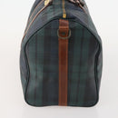 Polo Ralph Lauren Boston Bag Leather PVC Green Auth 183195A-3
