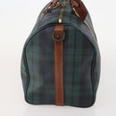 Polo Ralph Lauren Boston Bag Leather PVC Green Auth 183195A-4