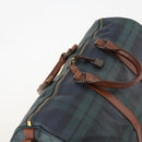 Polo Ralph Lauren Boston Bag Leather PVC Green Auth 183195A-6
