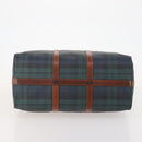 Polo Ralph Lauren Boston Bag Leather PVC Green Auth 183195A-5