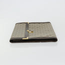 GUCCI GG Supreme Clutch Bag PVC Beige Gold Auth 183198-5