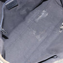 GUCCI GG Canvas Sherry Line Hand Bag Navy Silver 145810 Auth 183200-11