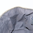 GUCCI GG Canvas Sherry Line Hand Bag Navy Silver 145810 Auth 183200-20