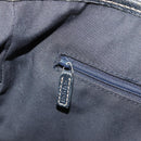 GUCCI GG Canvas Sherry Line Hand Bag Navy Silver 145810 Auth 183200-21