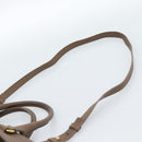 SAINT LAURENT Cavas chic Hand Bag Leather 2way Brown Gold 297957 Auth 183202A-14