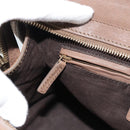 SAINT LAURENT Cavas chic Hand Bag Leather 2way Brown Gold 297957 Auth 183202A-22