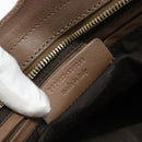 SAINT LAURENT Cavas chic Hand Bag Leather 2way Brown Gold 297957 Auth 183202A-12