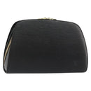 LOUIS VUITTON Epi Dauphine GM Cosmetic Pouch Black M48432 LV Auth 183204-1
