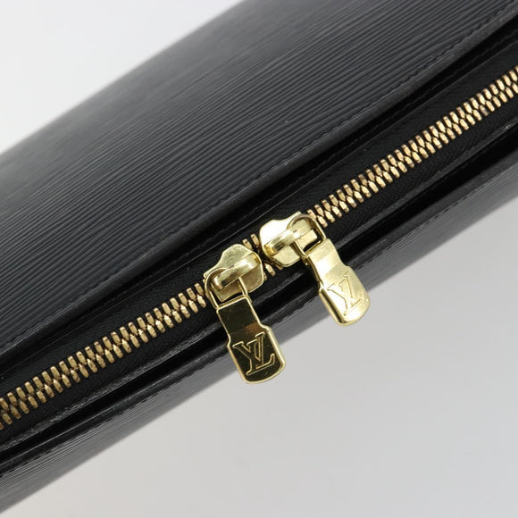 LOUIS VUITTON Epi Dauphine GM Cosmetic Pouch Black M48432 LV Auth 183204
