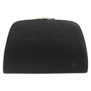 LOUIS VUITTON Epi Dauphine GM Cosmetic Pouch Black M48432 LV Auth 183204-13