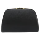 LOUIS VUITTON Epi Dauphine GM Cosmetic Pouch Black M48432 LV Auth 183204-2