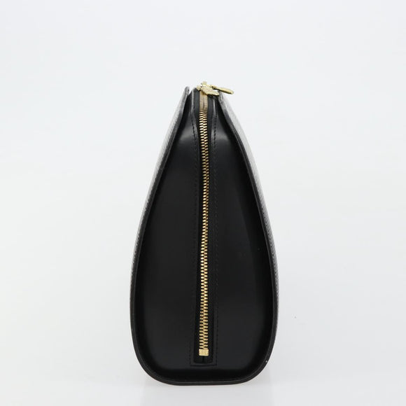 LOUIS VUITTON Epi Dauphine GM Cosmetic Pouch Black M48432 LV Auth 183204
