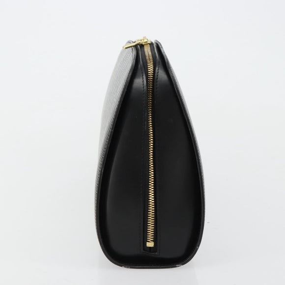 LOUIS VUITTON Epi Dauphine GM Cosmetic Pouch Black M48432 LV Auth 183204