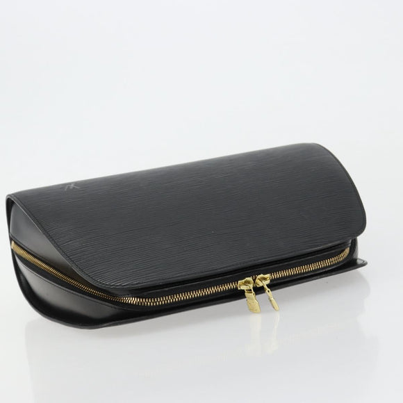 LOUIS VUITTON Epi Dauphine GM Cosmetic Pouch Black M48432 LV Auth 183204