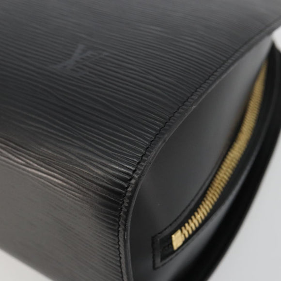 LOUIS VUITTON Epi Dauphine GM Cosmetic Pouch Black M48432 LV Auth 183204