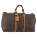 LOUIS VUITTON Monogram Keepall 50 Boston Bag M41426 LV Auth 183206-1