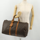 LOUIS VUITTON Monogram Keepall 50 Boston Bag M41426 LV Auth 183206-23