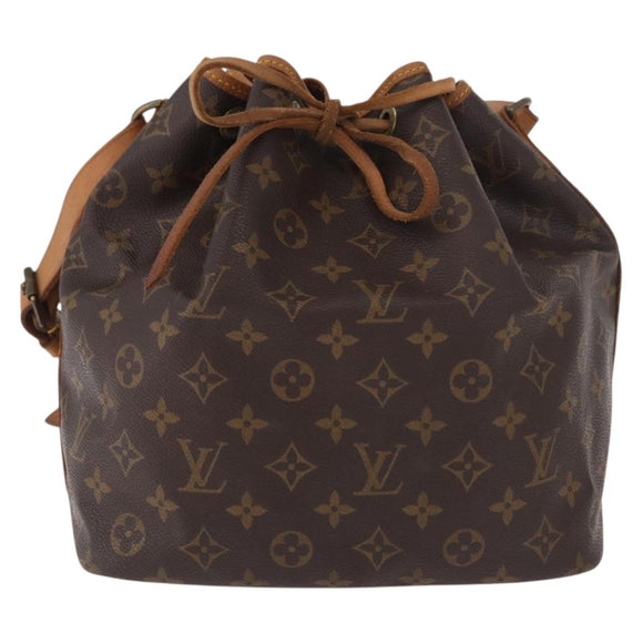 LOUIS VUITTON Monogram Petit Noe Shoulder Bag M42226 LV Auth 183207SAV