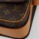 LOUIS VUITTON Monogram Cartouchiere MM Shoulder Bag M51253 LV Auth 183209-14